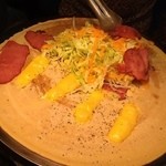 阿諾可麗餅 - 焼いている所は普通に見える