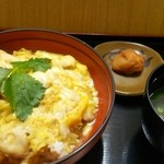 鶏三和 - 名古屋コーチン親子丼セット1058円