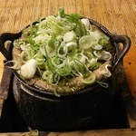 駒形どぜう - 最初はネギは乗っていません。乗せる前も撮ればよかったです。