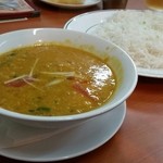 南インド料理 マハラニ - ダルタルカとバスマティライス