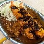 カレーのチャンピオン - 海老フライカレー（≧∇≦）