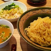 広尾はしづめ - 蒸し鶏のネギ油かけ　つけ麺　（1200円）