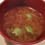 柾 - ぜんまいの味噌汁