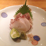 高太郎 - 刺身追加、水ダコとシャコ