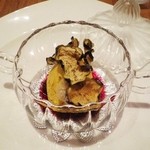 レストラン タケウチ - 焼き茄子アイス、茄子の赤ワイン煮