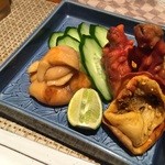 松吟庵 - ホヤ(刺身・蒸し)