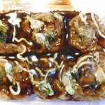 和洋食堂  ねこぜ - 関門地鮹のたこ焼き 2015.6