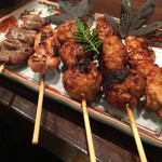 北地蔵 - 焼き鳥盛り合わせ