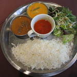 ムガール - Aセット（マトン・ミックスベジタブル）