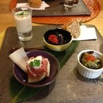 ★7　晴れ間。旬のおつまみ盛り合わせ5品　