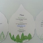 ホテルブレストンコート ザ・ラウンジ - ムニュ・デセールのメニュー表（裏）