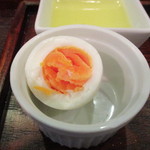 紋土珈琲 - ゆで卵