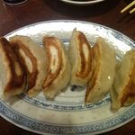 香港麺 新記 - 海老焼餃子