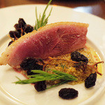 il tram - 鴨胸肉のロースト クスクスのスパイス仕立て(4200円のコース)