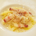 il tram - パスタ・エ・ファジョーリ 白いんげんとパンチェッタのラグー(4200円のコース)