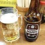『ホッピーセット』４５０円、この次は焼酎のお代わりはダブルでいって見よう。