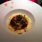 ラトリエ ドゥ ジョエル・ロブション - ③黒鮑のブランシャ焼地中海風（ブランシャ＝鉄板）