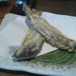 柳家 - 和良川天然鮎の干物の天ぷら