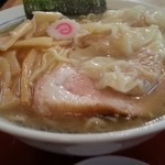 十二社 大勝軒 - 塩ワンタン麺　2015.6