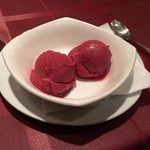 Castell de Xativa - 【フランボワーズシャーベット】（3.25€）