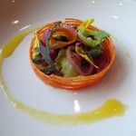 ピパ・ブルー - 野菜のタルト　オレンジのクーリ