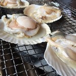 そば草香 - お昼の炭焼きコース　3,500円　ホタテ