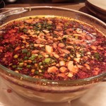 東京チャイニーズ 一凛 - 白い麻婆豆腐　仕上がり