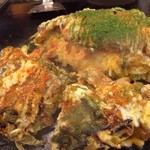 お好み焼 オモニ - お好み焼き（キムチ・油かす）