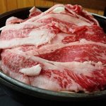 ホルモンまさる  - ランチ5食限定牛鍋