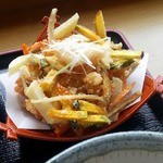 うどん喜多夢楽 - オホーツクかき揚げ