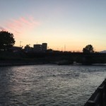 ビアパブ　ベアレン - 日も暮れてきました。