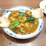 中国料理　美好 - エビのチリソース（M）。900円税抜