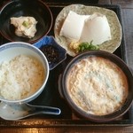 湯葉丼 直吉 - 湯葉丼＋湯葉刺セット
