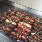 SOMBOON SEAFOOD - 入り口の蟹