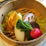 食の円居 なず菜 - 角煮と蒸し野菜
