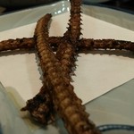 うなぎ 魚政 - 素揚げの骨