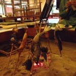 天王川トロン温泉 - 料理写真:泊まりの串焼き