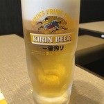 夢庵 - 生ビール