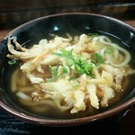 ごん太食事処 - 野菜かき揚げうどん