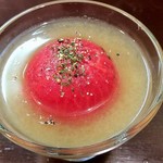 ごっそ - 冷製コンソメ漬けトマト（400円）