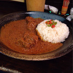 Mikazuki Curry SAMURAI.原点 - スパイシーラムカレーで辛口でライスM