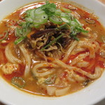 うどん処　だし○ - ユッケジャンうどん