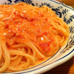 カスタネット - 小海老のトマトクリームスパゲティ