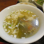 麺飯坊　無双 - 卵中華スープ