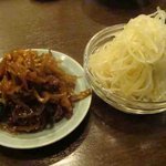 順香 - ザーサイ、じゃがいも千切りとセロリのサラダ