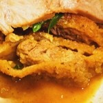 多津屋 - ダブルカレーのカツ