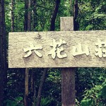 六花山荘 - 蝦夷リスの小径をはいっていくと…あったあ！