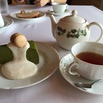 六花山荘 - デザートは２種類から選びます。