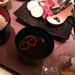 和食・個室・ワインと寿司-IBUKI-一颯 - 佐賀牛A5サーロイン溶岩焼き御膳。