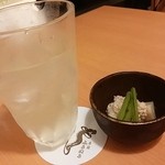 赤坂 ふきぬき - お酒とお通し